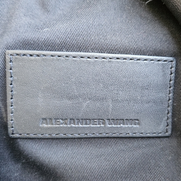 Alexander Wang Chelsea smooth Black Leather Anouck Ankle Boots US7.5 - Picture 12 of 16